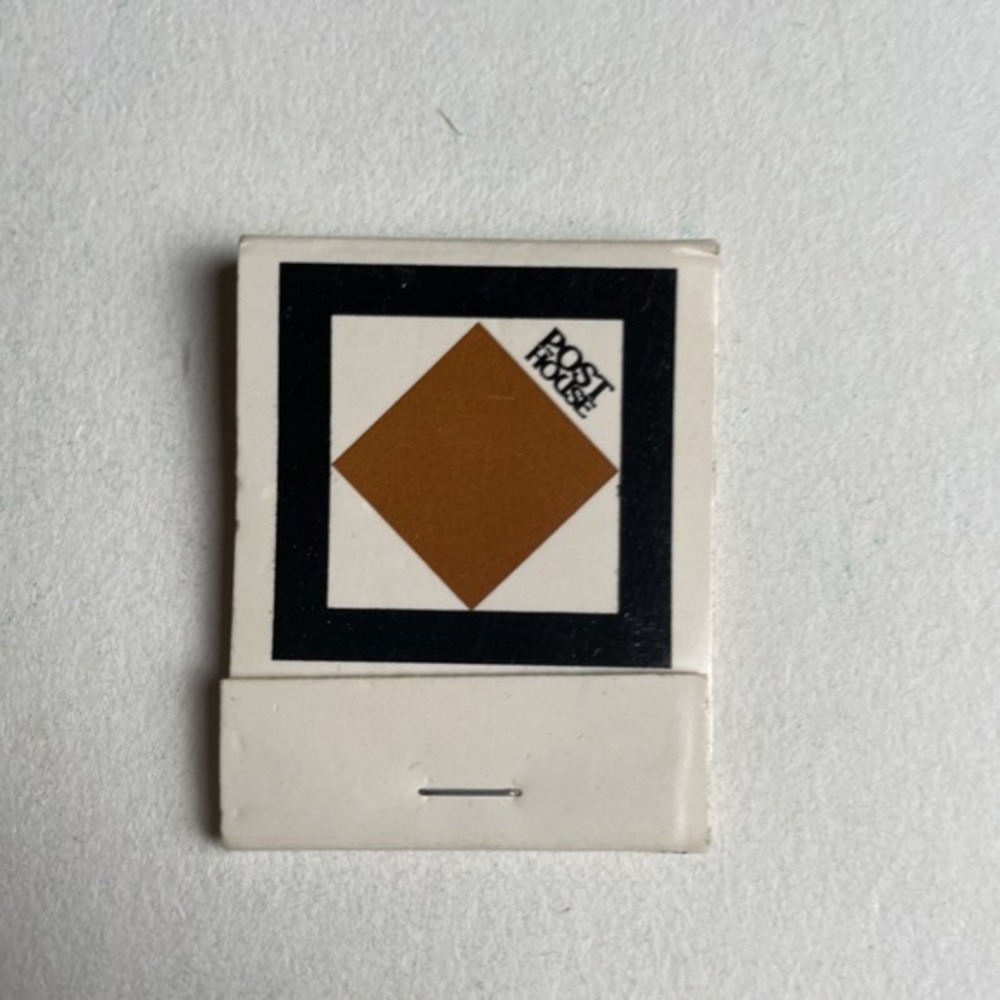 Vintage Matchbook Steak & Chops The Post House Art Park & Madison Ave